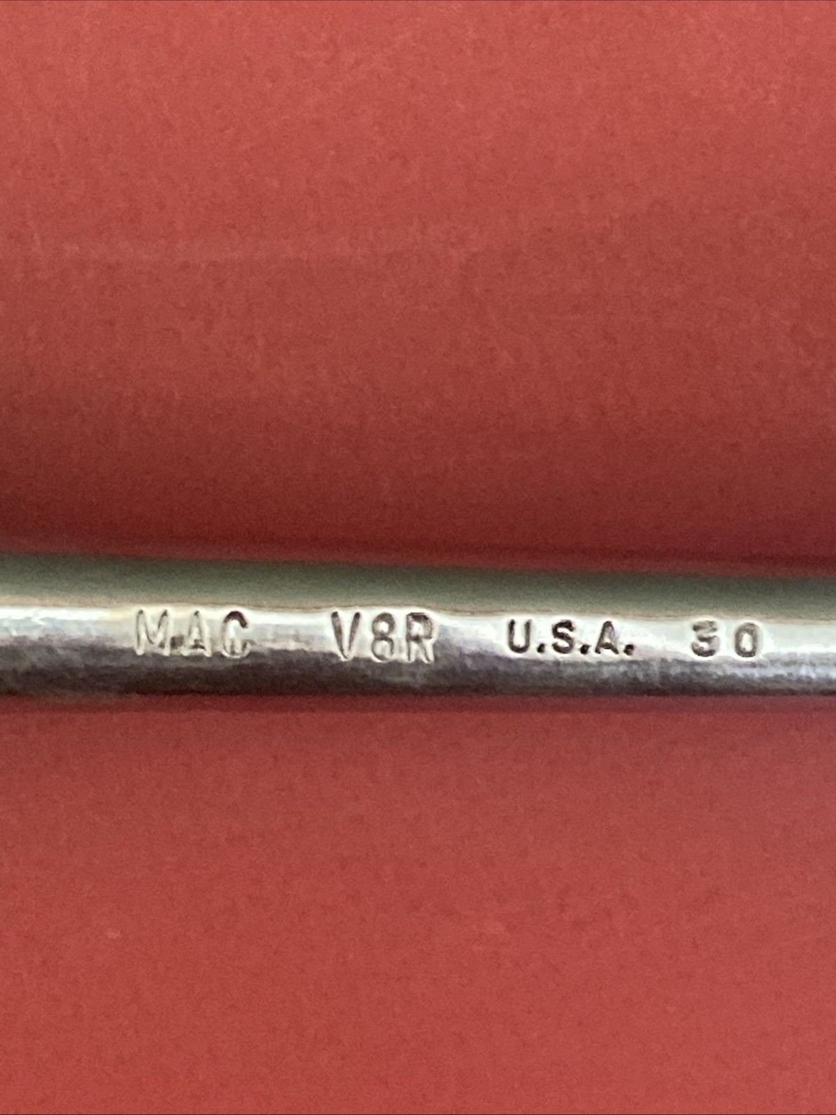 Vintage Mac Tools V8R USA Round Head Ratchet Fine-tooth 1/2” Drive Mechanic Tool