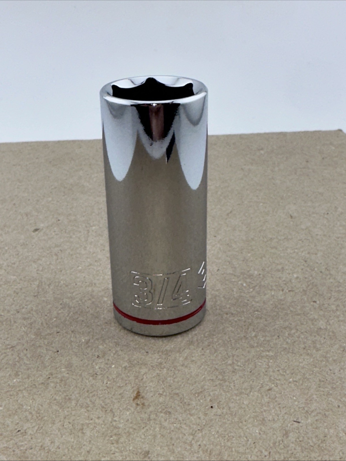 Quinn 3/4″ x 3/8″ Drive. Standard Socket 6 Point. New. 0734