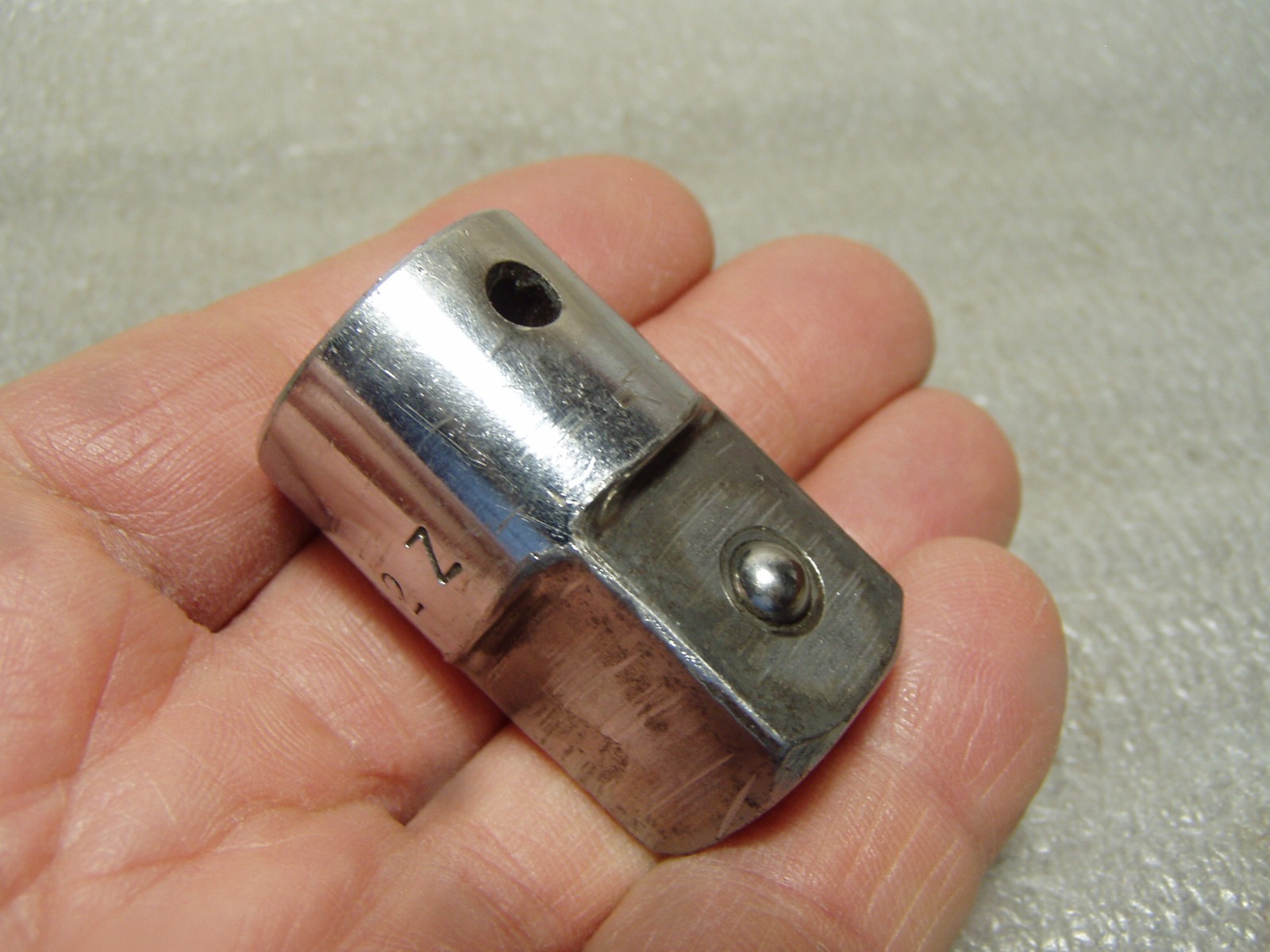 Mac Tools AV2Z 1/2″ Female to 3/4″ Male Chrome Reducer Adapter Made In USA
