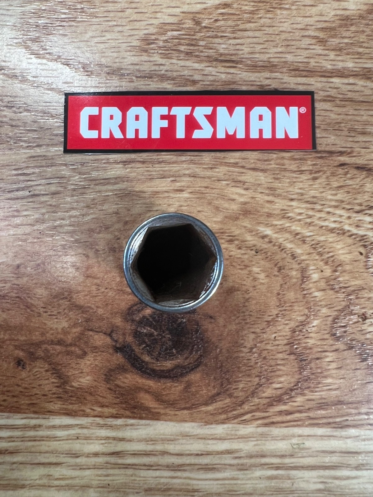 Craftsman 1/2” 43499 -G- socket 1/4” drive 6 point Ultrasonic Cleaned