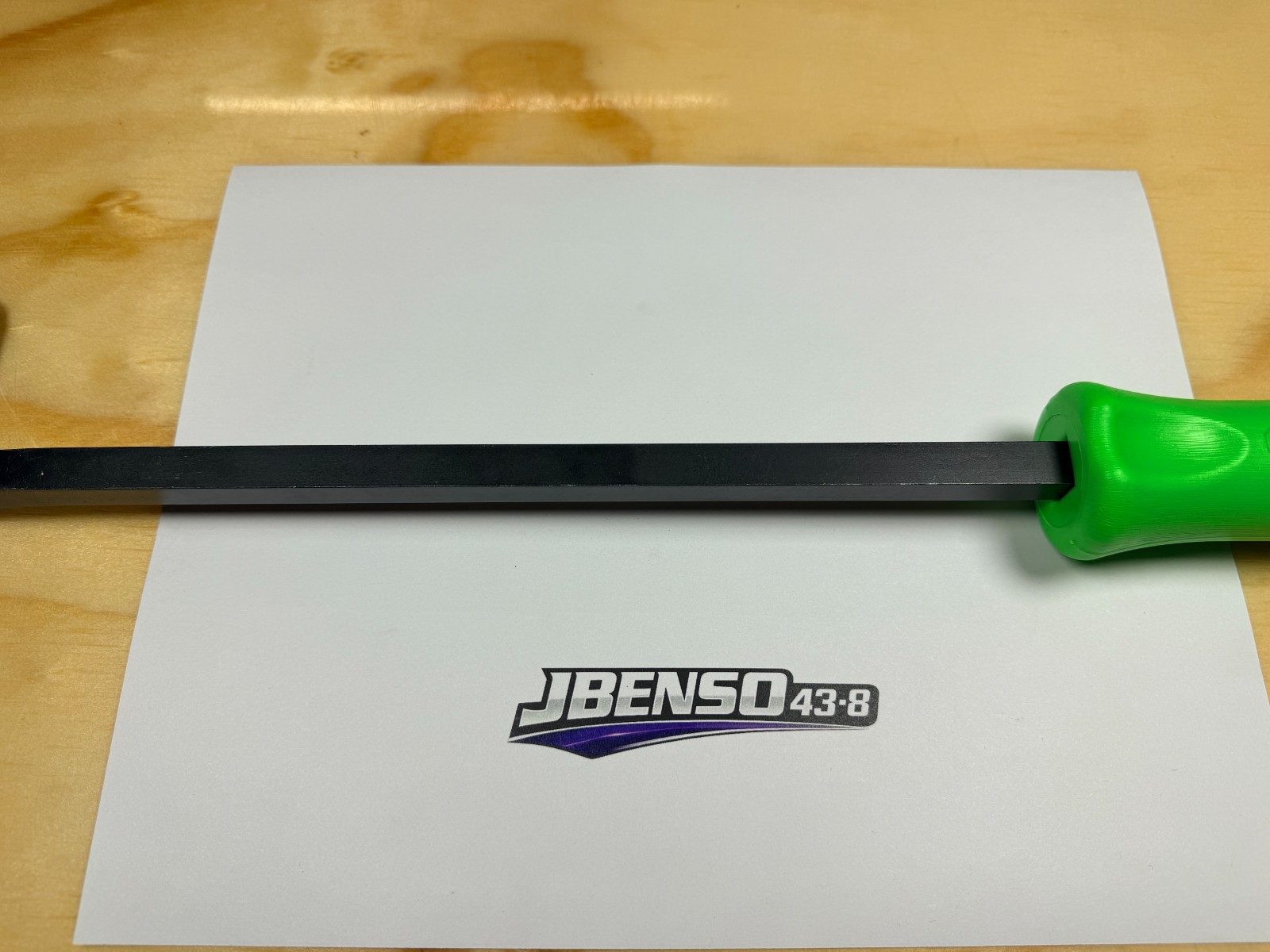 Snap-on Tools USA NEW GREEN 18″ Length Steel Striking Pry Bar SPBS18AG