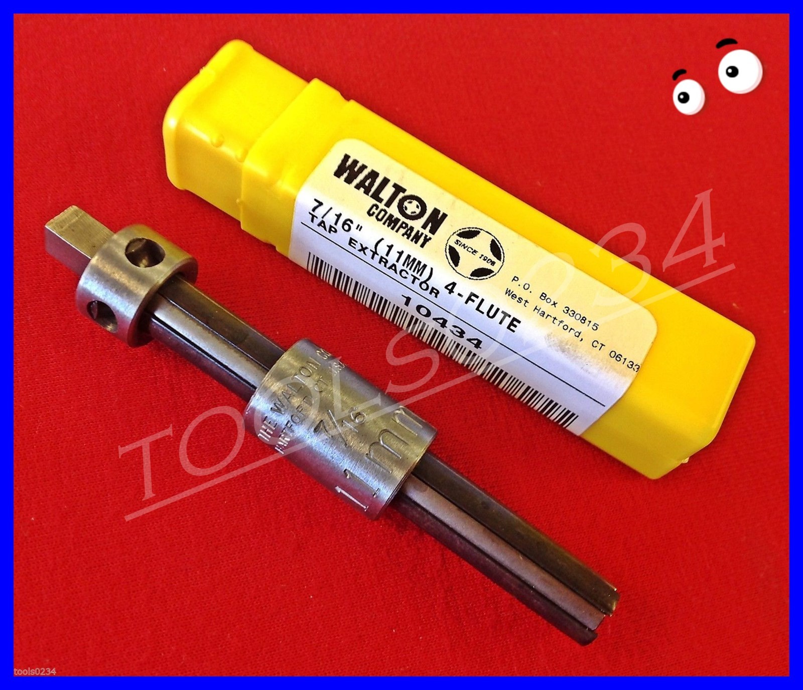 7/16″ 11mm Walton 10434 Tap Extractor 4 Flute USA