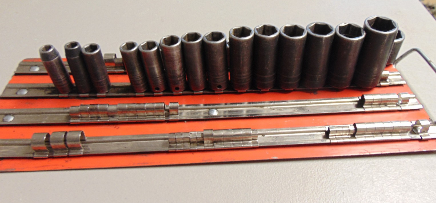 28 Pc. Snap On IMFM (14 Pc.) 3/8″ Dr. 6 Pt. AND SIMFM (14 Pc.) IMPACT SOCKETS