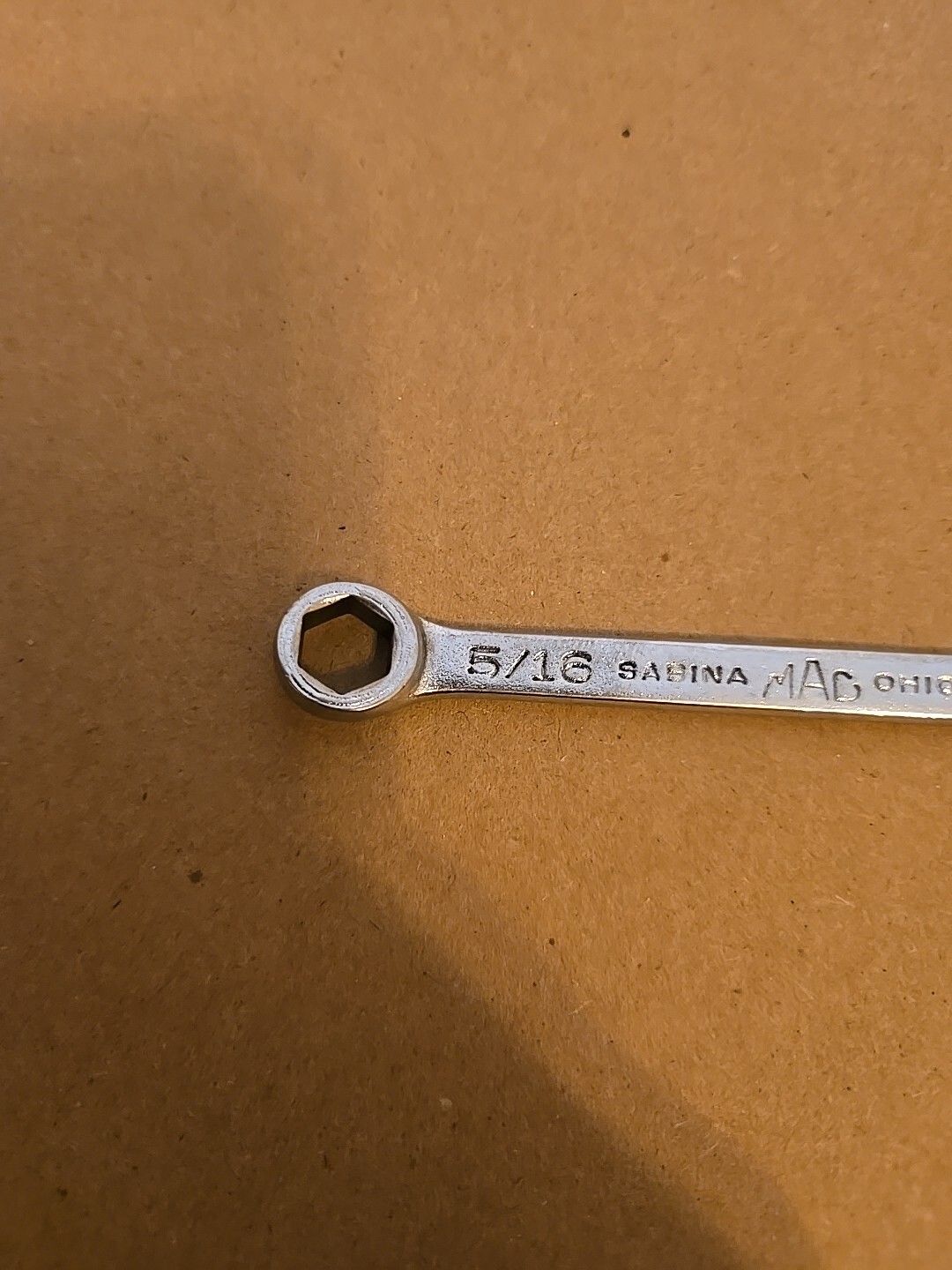 Mac Tools Sabina 5/16″ 6PT Chrome Midget Combination Wrench CH10