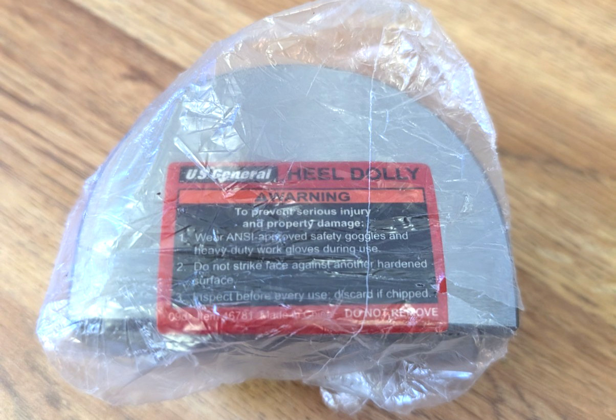 US General HEEL Dolly For Auto Repair & Metal Forming Auto Body Work Brand New