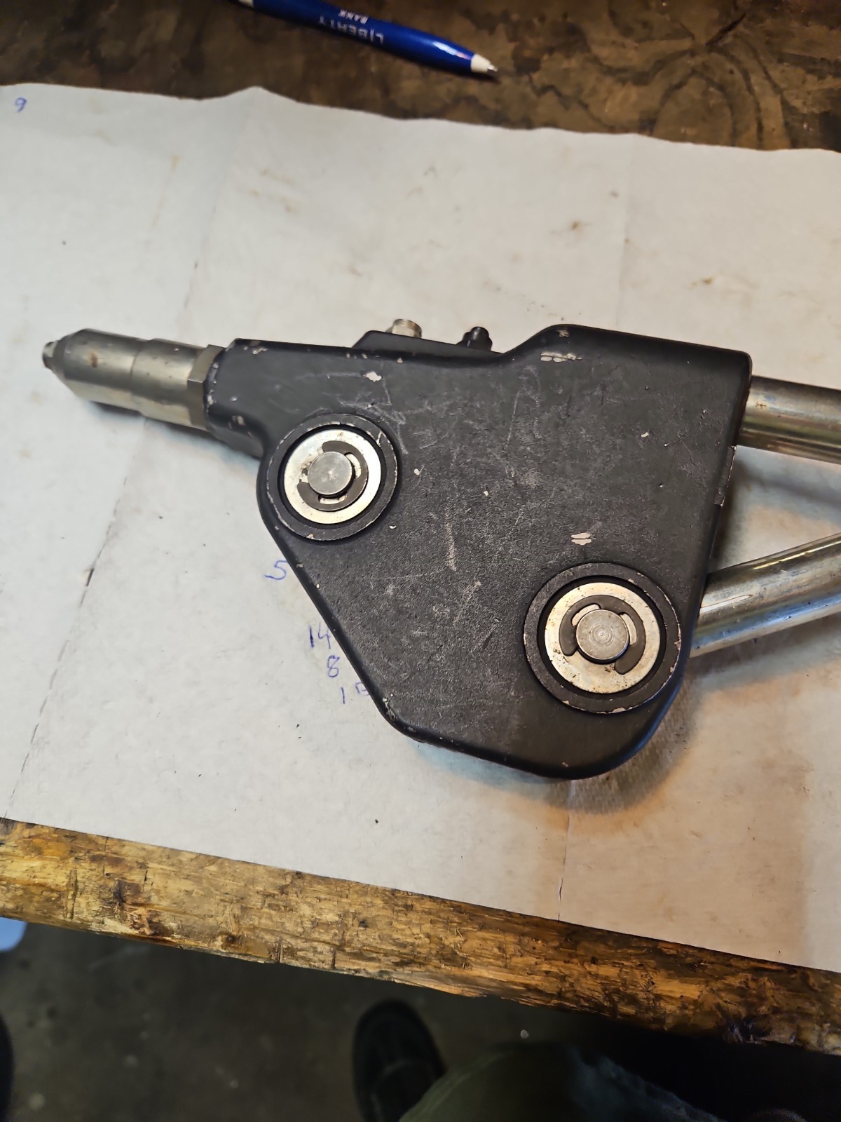 MARSON 22″ BIG DADDY RIVETER # 39010 HEAVY DUTY HAND TOOL RIVET MADE IN USA