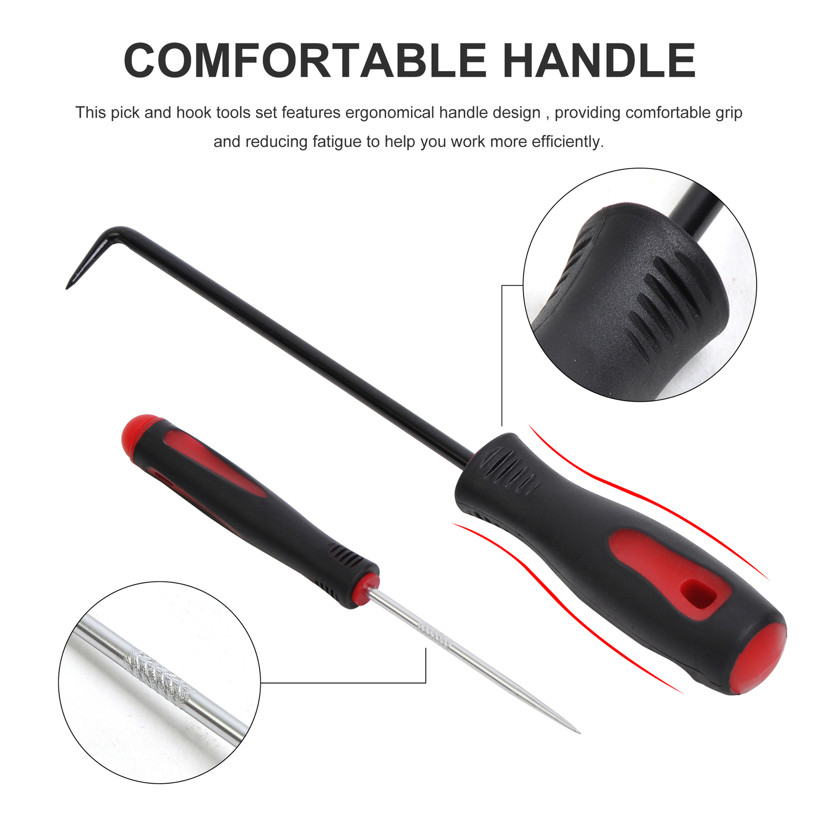 9pcs Scraper Hook and Pick Tool Set Car Removal Tool O Rings Seals Rubber HA51