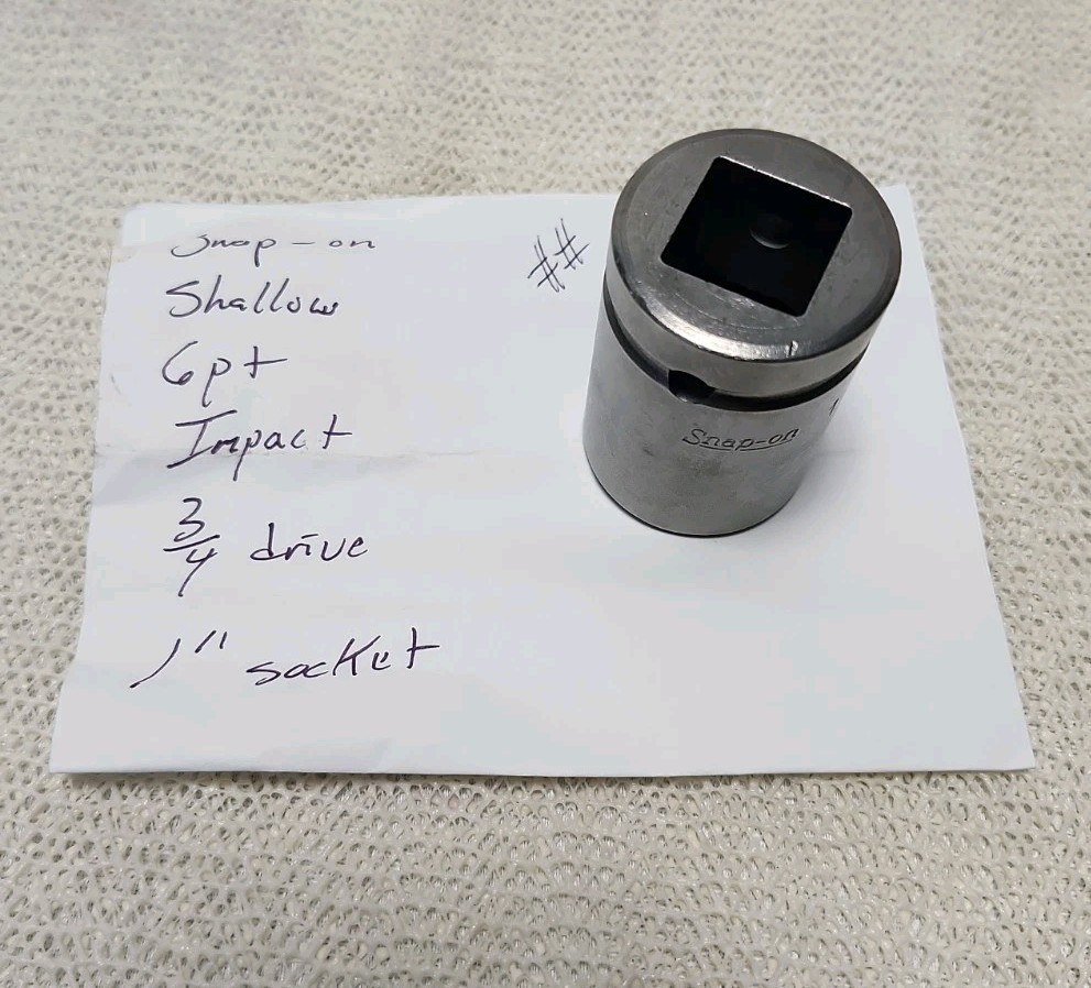 Snap On IM322 SAE 1″ Impact Socket 6pt 3/4″ See Photos For Reference ## USA