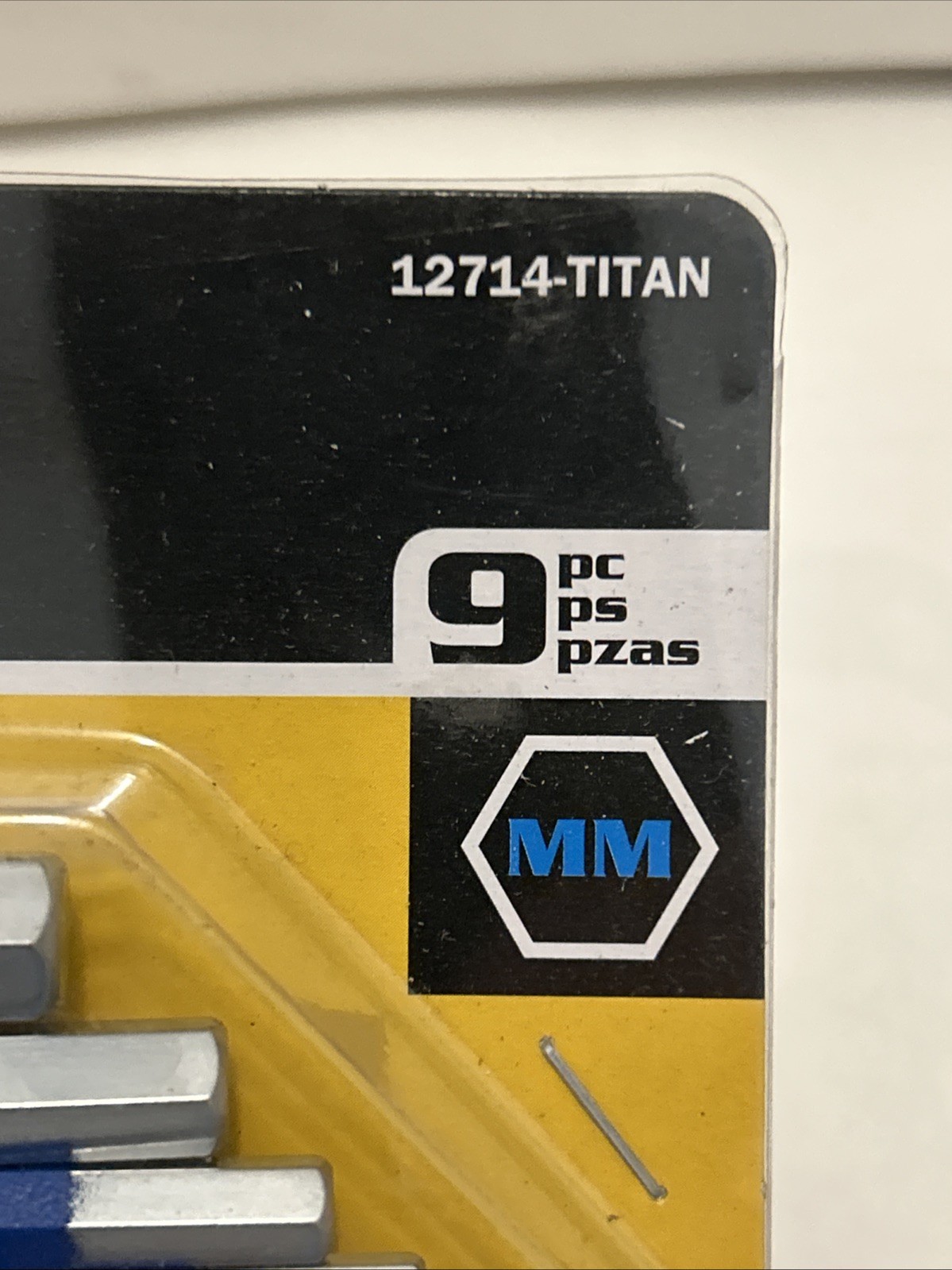 Titan Tools 12714 9 Pc. Extra Long Metric Ball End Hex Key Set