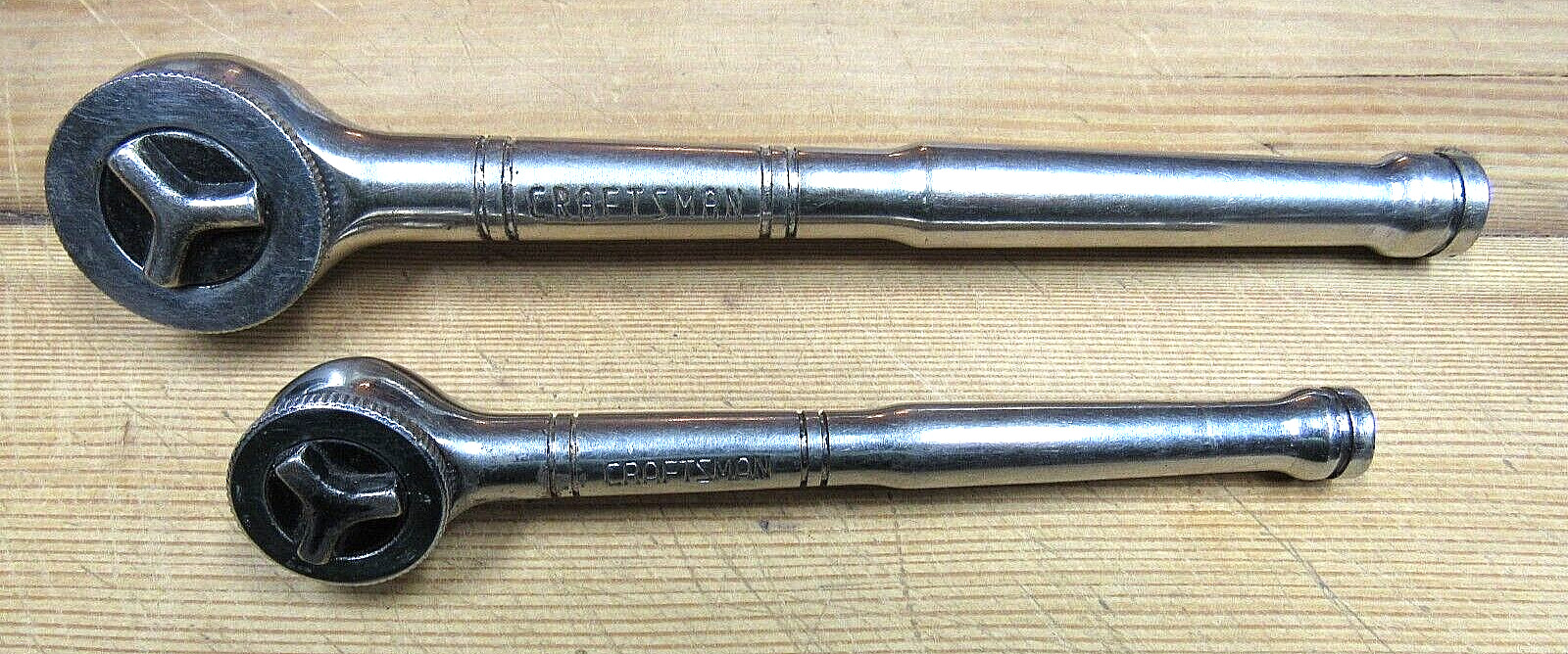 Craftsman ThumbWheel Ratchet Set of 2 3/8″ Drive & 1/2″ Drive, #943796, #943797