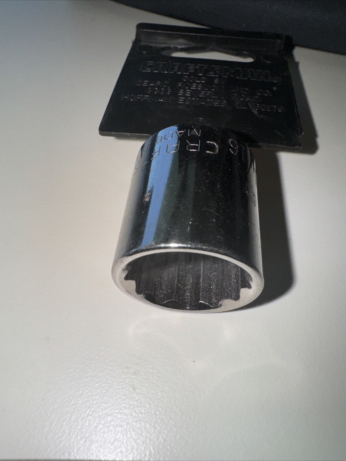 Sears Craftsman USA 11/16″ 12pt 3/8″ Drive Shallow Socket 44336 G2 Series NOS