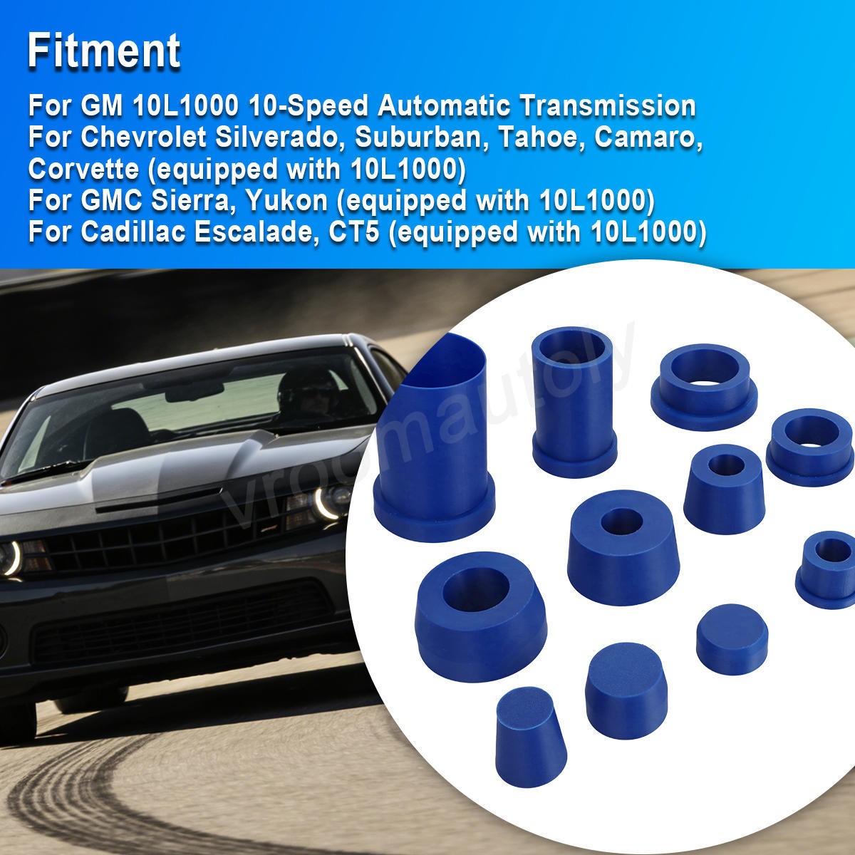 12 PCS For GM 10L1000 Transmission Ring Expander & Resizer Tool Complete Kit US