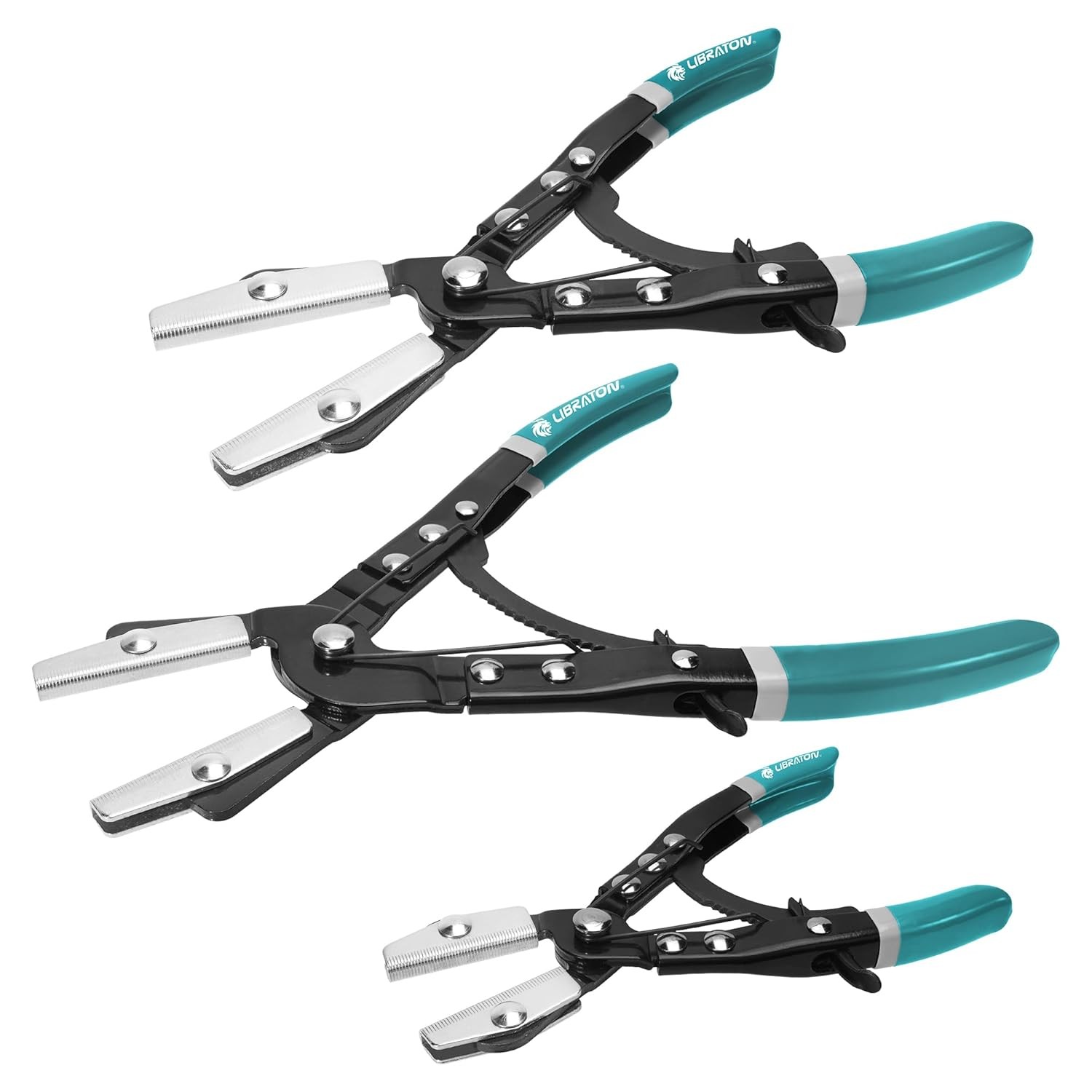 Hose Clamp Pliers Set Alloy Steel Ratchet Hose Pinch Off Automotive Tool