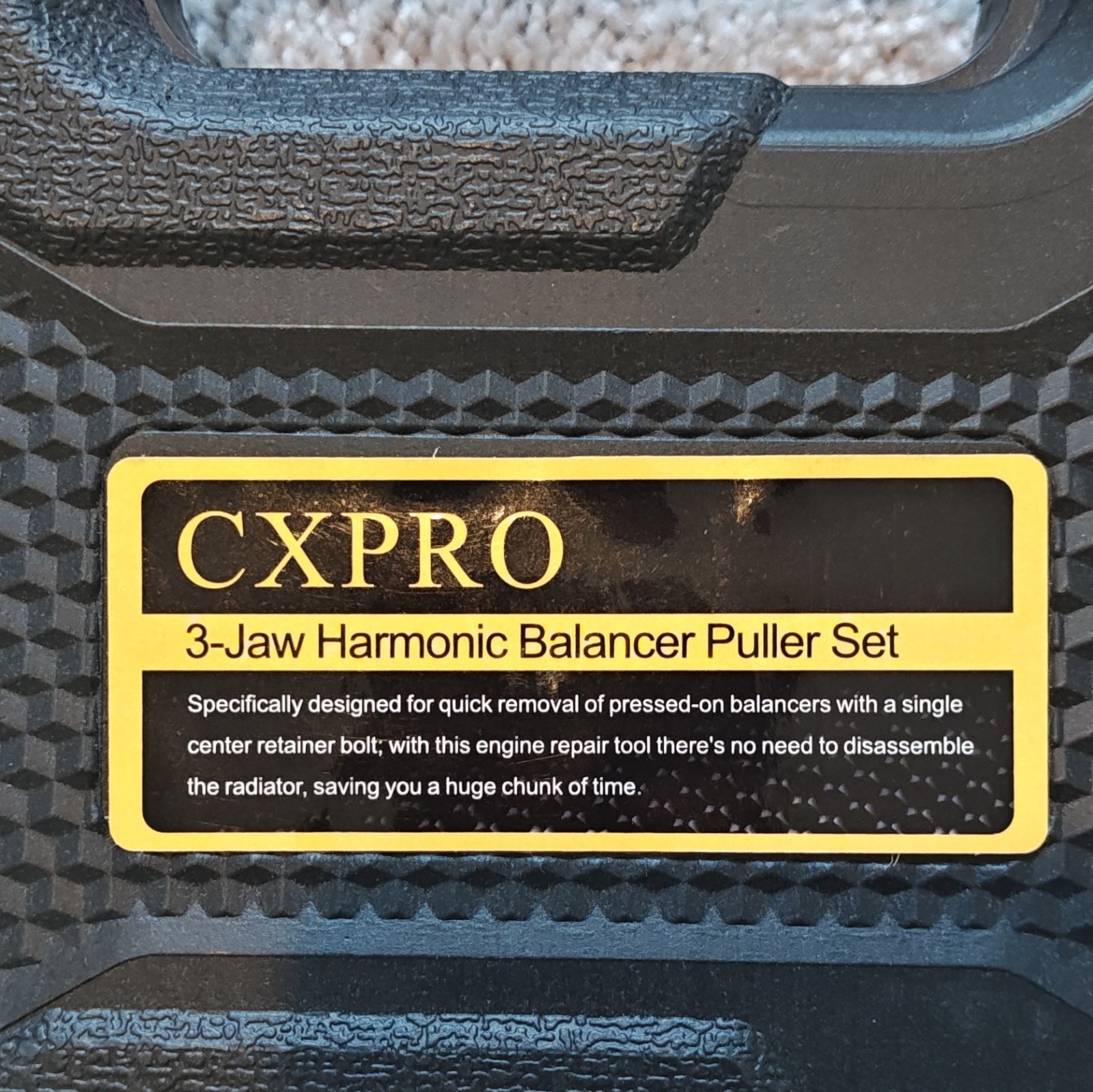 CXPRO 3-Jaw Harmonic Balancer Puller Set (New – Open Box)