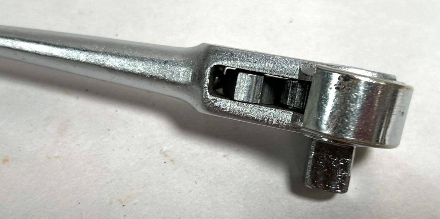 Vintage Indestro 6270 3/8″ Drive Socket Ratchet Tool Made in USA (A7)