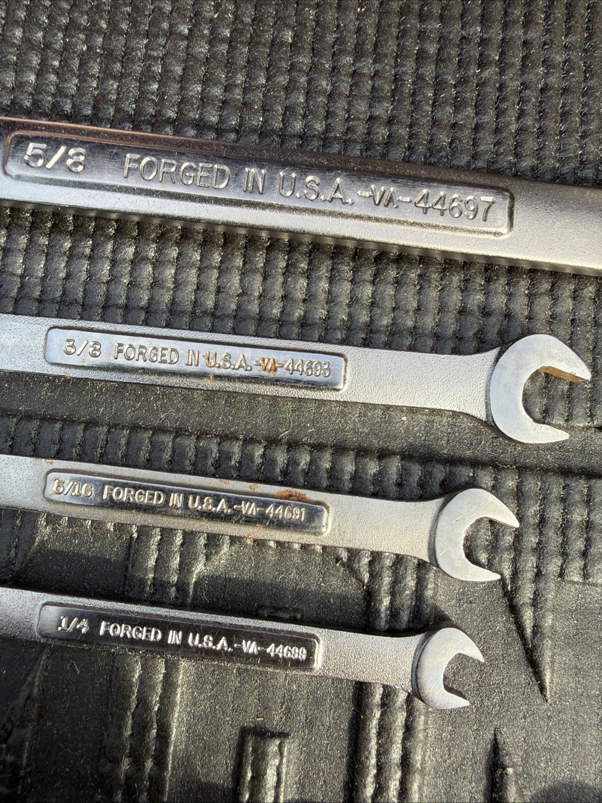 7pc Sears Craftsman Usa Random Wrench Lot Metric SAE Light Use 44691