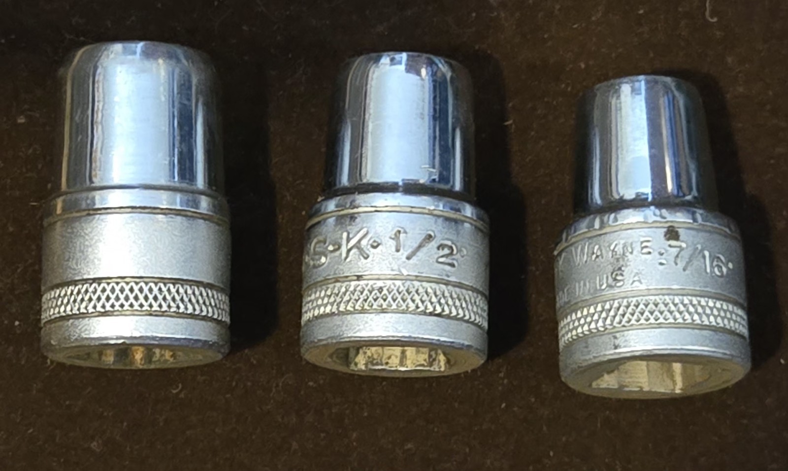 2 Mixed Sets Mid 1940s SK 409, 451 & Etc. & 1964-69 SK Wayne 401XX 17pc & Etc.