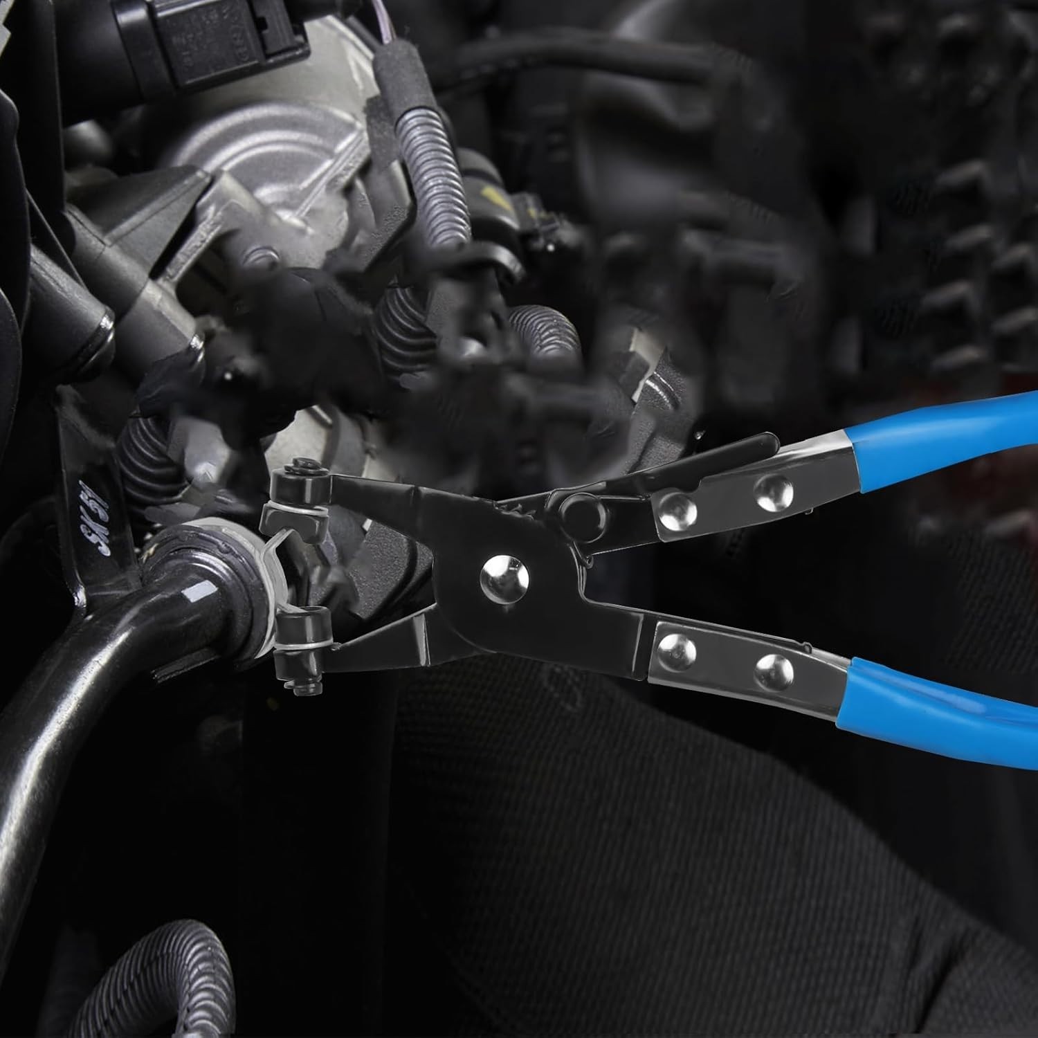 9pc Hose Clamp Pliers, Professional Automotive with Flexible Wire Long , Clic…