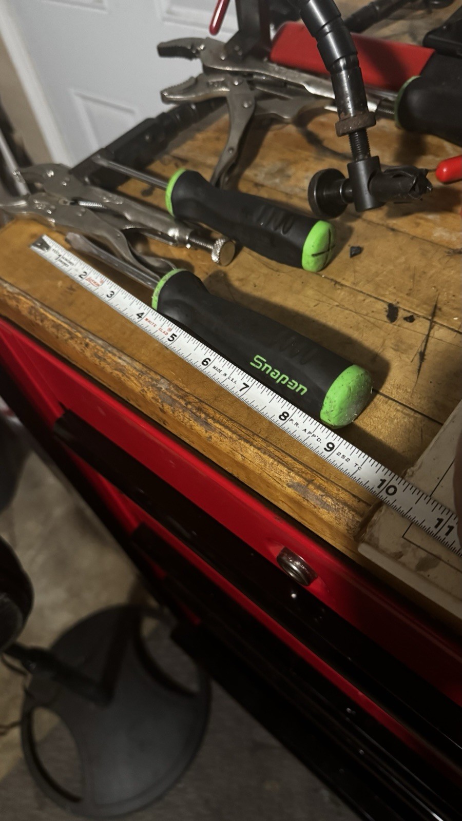 Snap-on SGDX80BG Green Handle Soft Grip Screw Driver Set Of 3