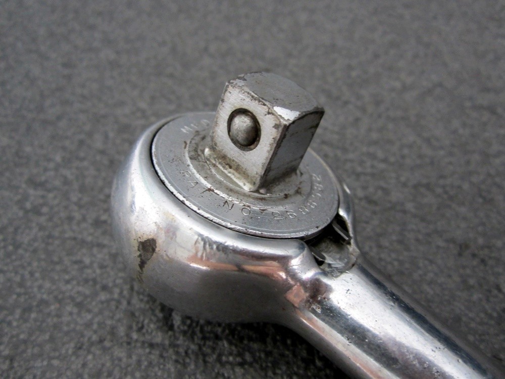 Vintage Indestro Super 1/2″ Drive Ratchet No. 3275 Made in USA