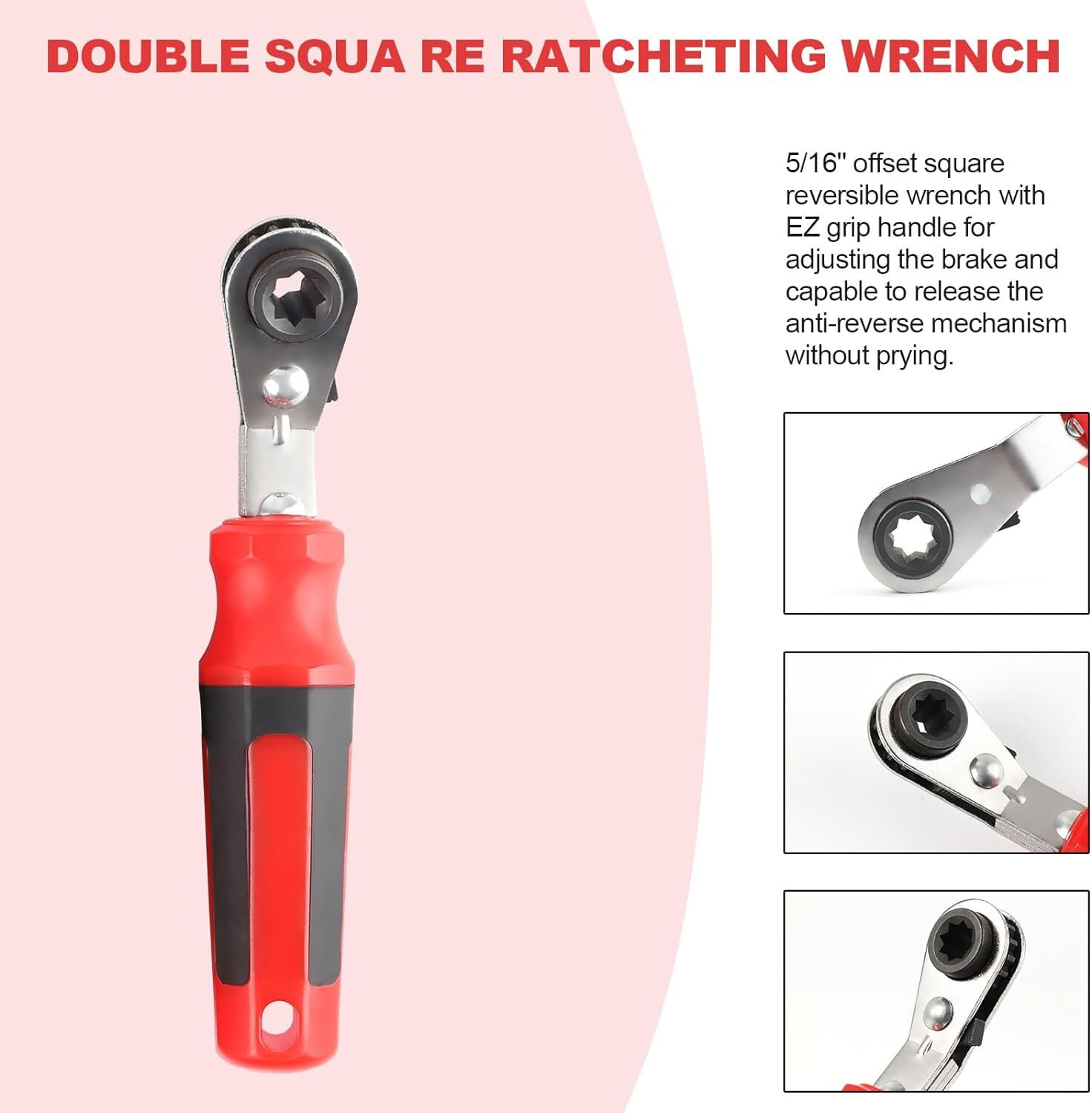 Automatic Slack Adjuster Release Hand Tool Set Adjust 5/16″ Ratchet Wrench Brake