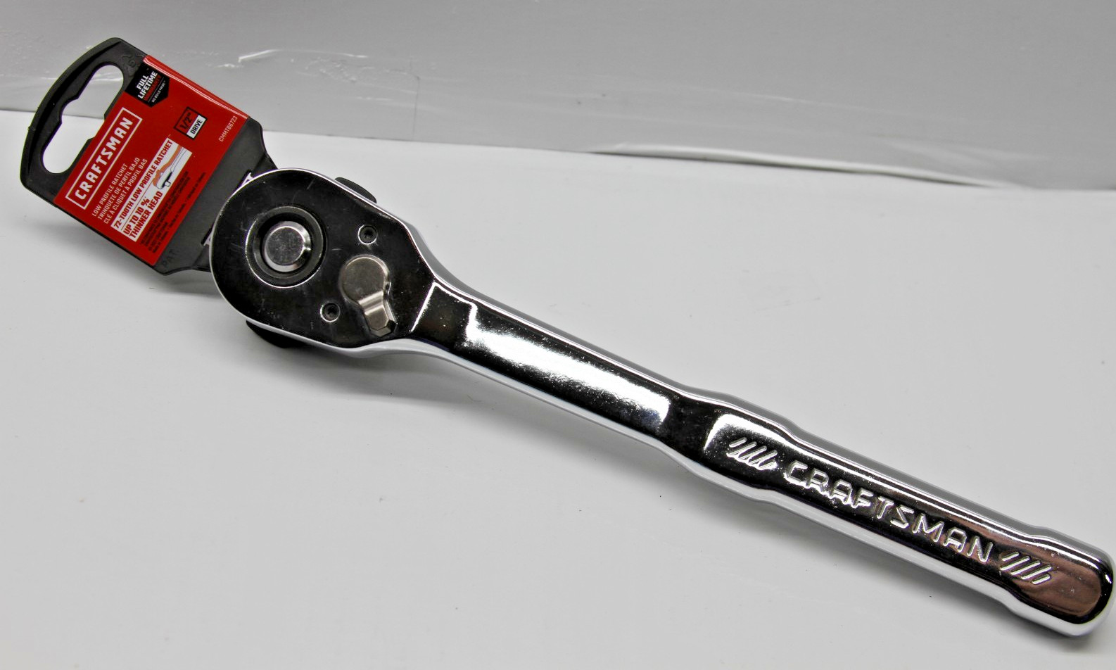 CRAFTSMAN Low Profile Ratchet, 1/2 Inch Drive, 72 Tooth (CMMT86723)