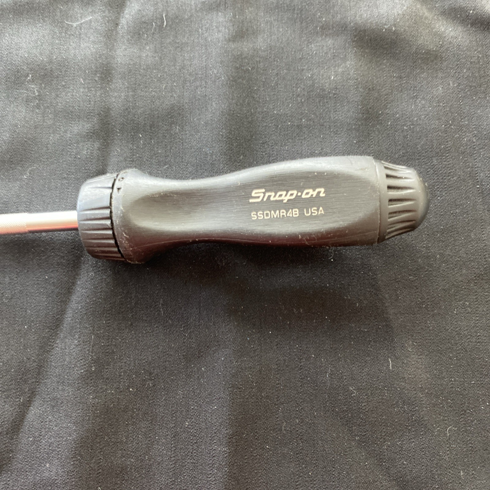 Snap-On Ratcheting Screwdriver SSDMR4B Black USA