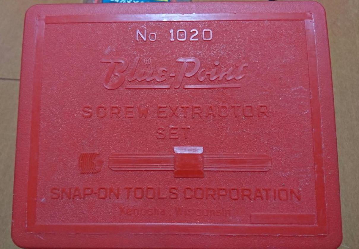 Blue-Point E1020 19pc Screw Extractor Set Snap-on Import From Japan