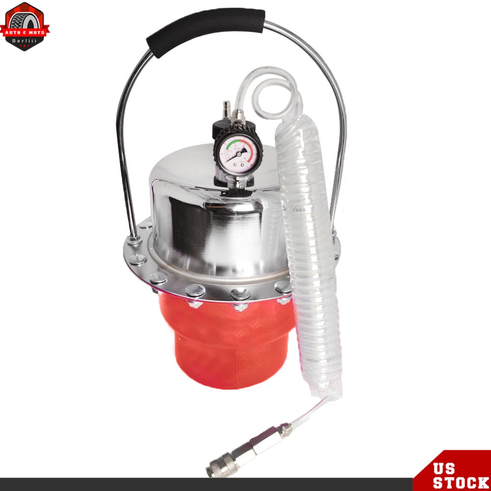 Brake & Clutch Bleeder Valve System Kit + Portable Pneumatic Air Pressure Kit