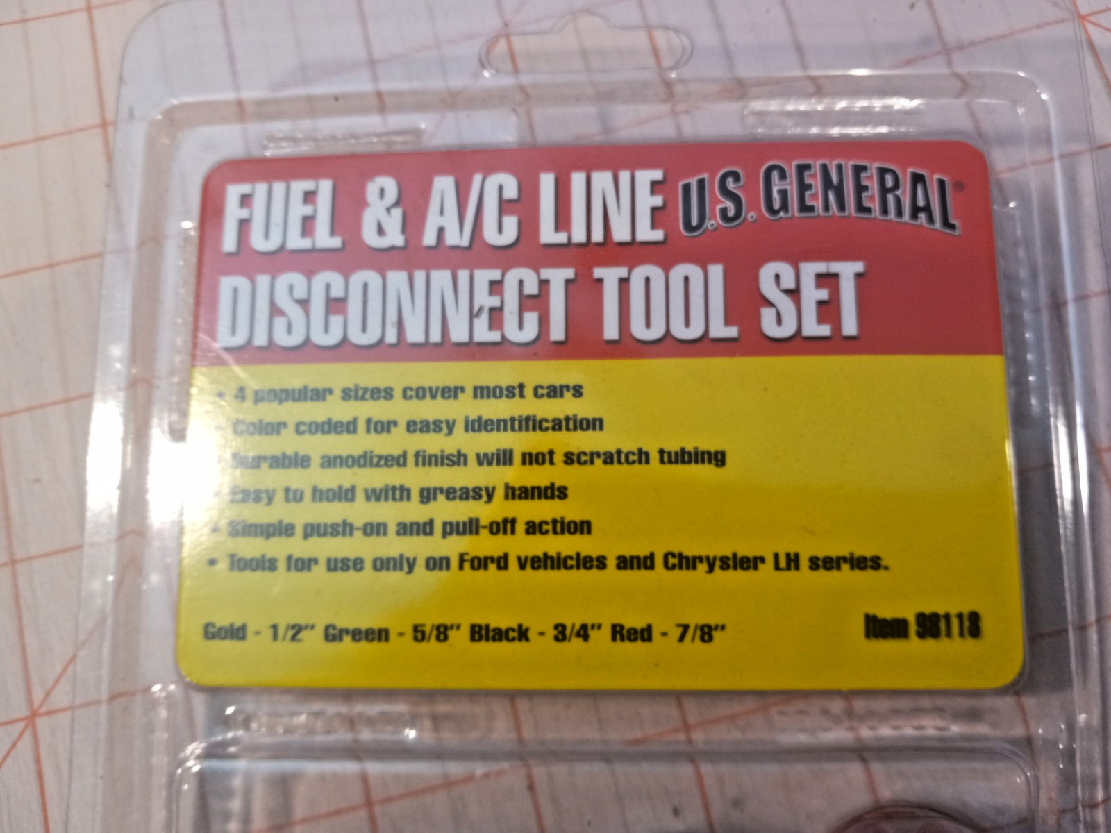 US General Fuel and AC Disconnect Set 98118