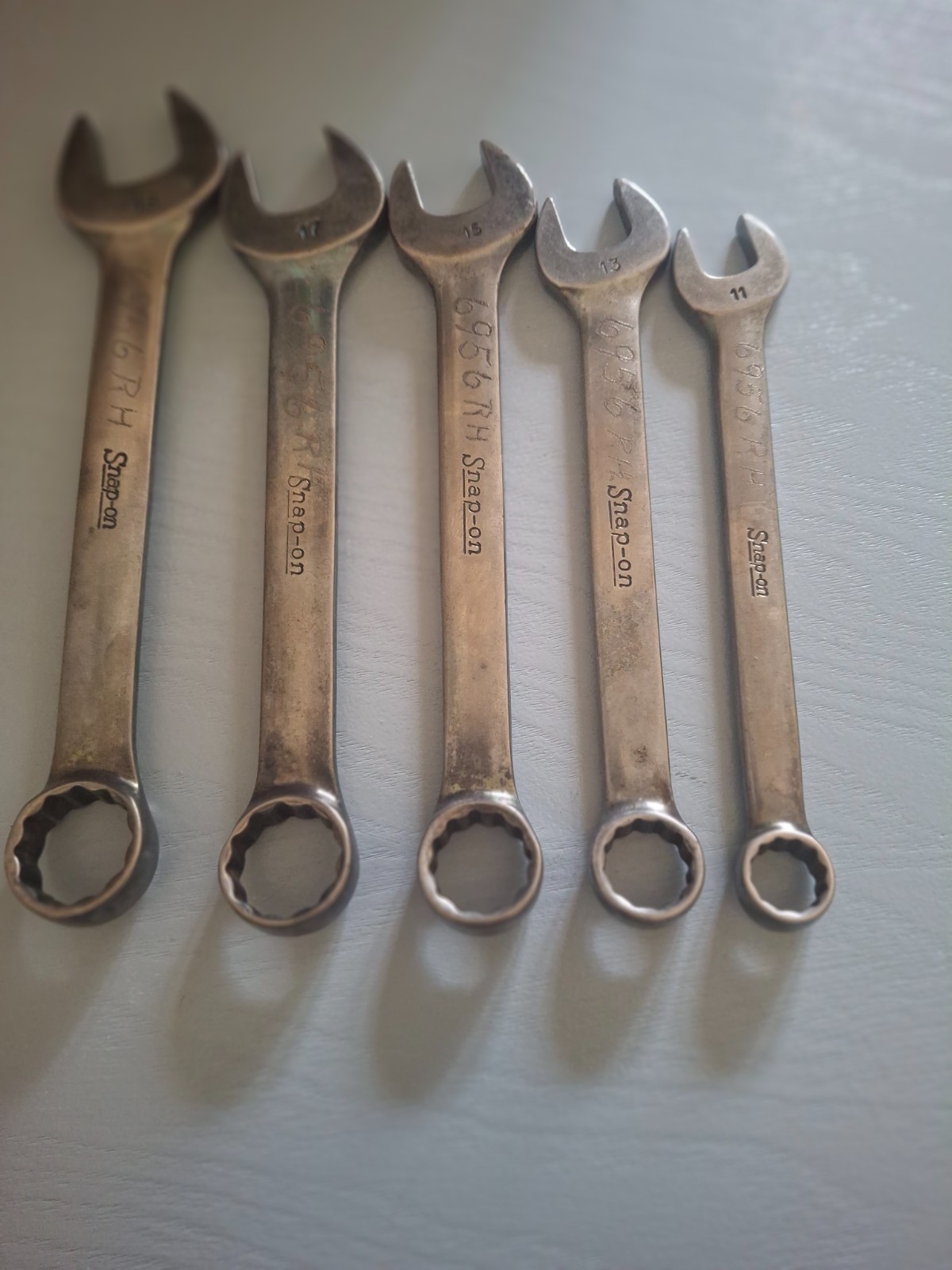SNAP ON Combination Wrench (5pc) OEXM-18, OEXM-17, OEXM15, OEXM13 & OEXM11