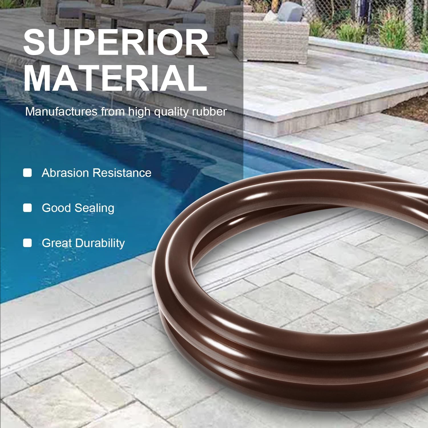 3-Pack R172240,R172223 O-Rings for Pentair Pool Spa Chlorinator Chemical Feeder