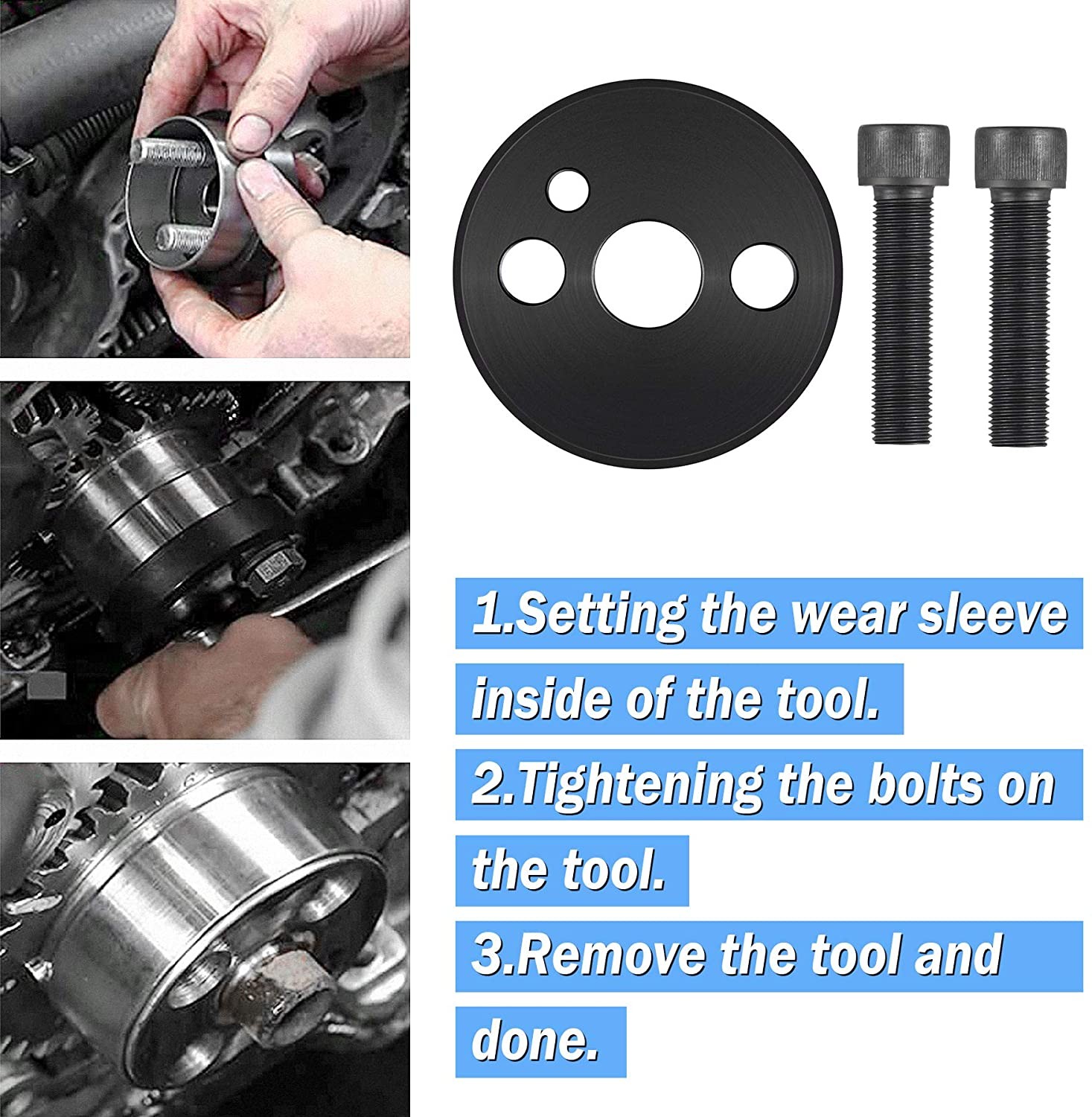 5046 & 1338 Front Crankshaft Seal Installation Tool for Cummins 3.9L 5.9L 6.7L