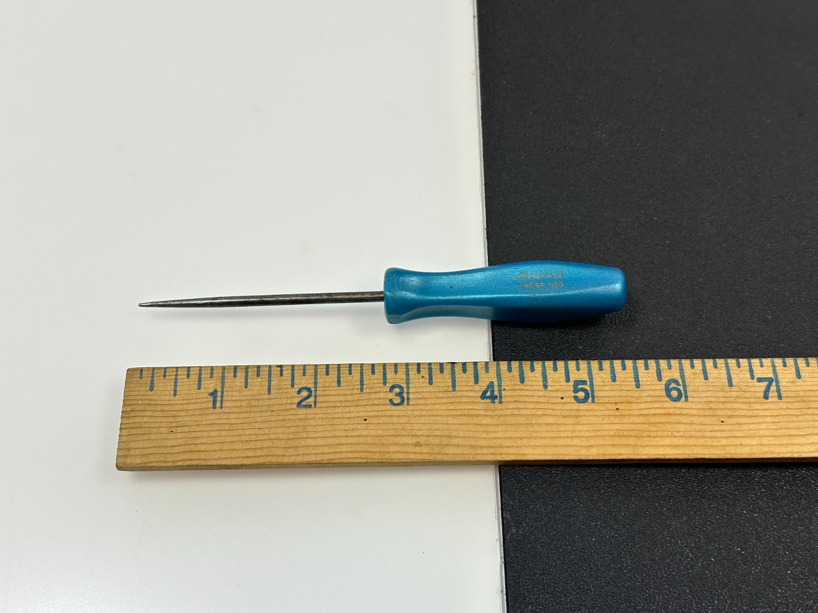 🇺🇸 Snap-on Tools USA 3ASAA 5-1/2″ Long Straight Pick BLUE PEARL Hard Handle