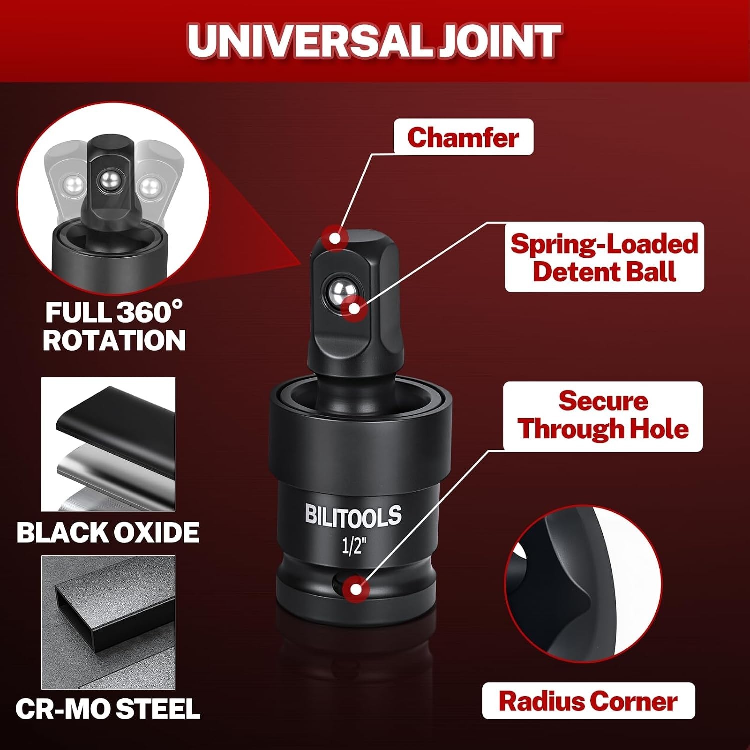 Impact Socket & U-Joint Adapter Kit | Corrosion Resistant