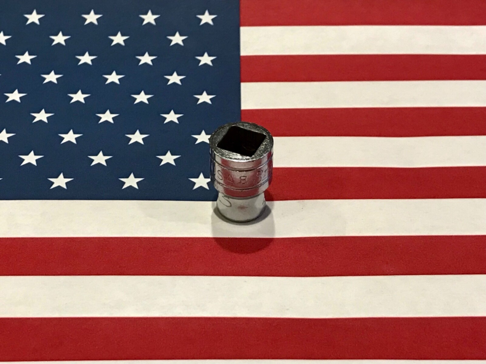1958 Vintage Snap-on 3/8″ Shallow Socket, 12 Point, 3/8″ Drive, F 121 USA 🇺🇸
