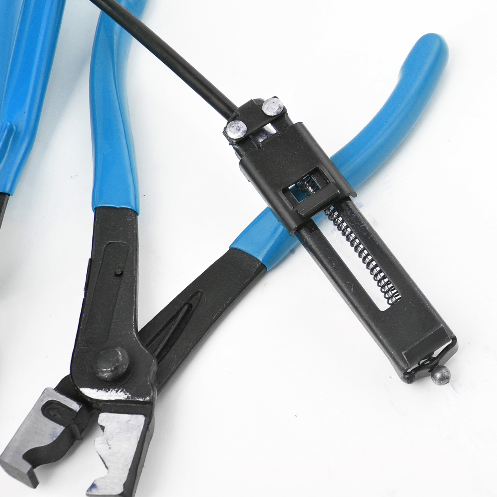 Pro 9PC Hose Clamp Clip Plier Set Swivel Jaw Flat Angled Band Automotive Tools