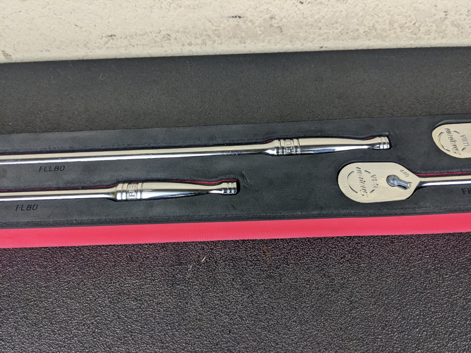 #bn602 Snap On 204RT01FR 3/8″ Drive Ratchet Set Pro-fi Red FK80 F80 FL80 FLL80