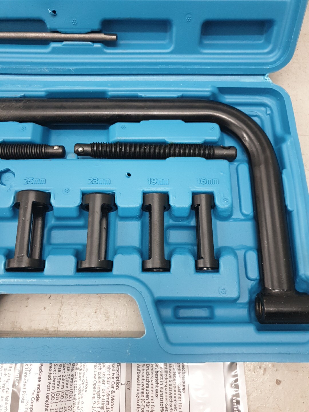 FreeTec 10pcs Valve Spring Compressor Automotive Tool Set Repair Tool for Auto