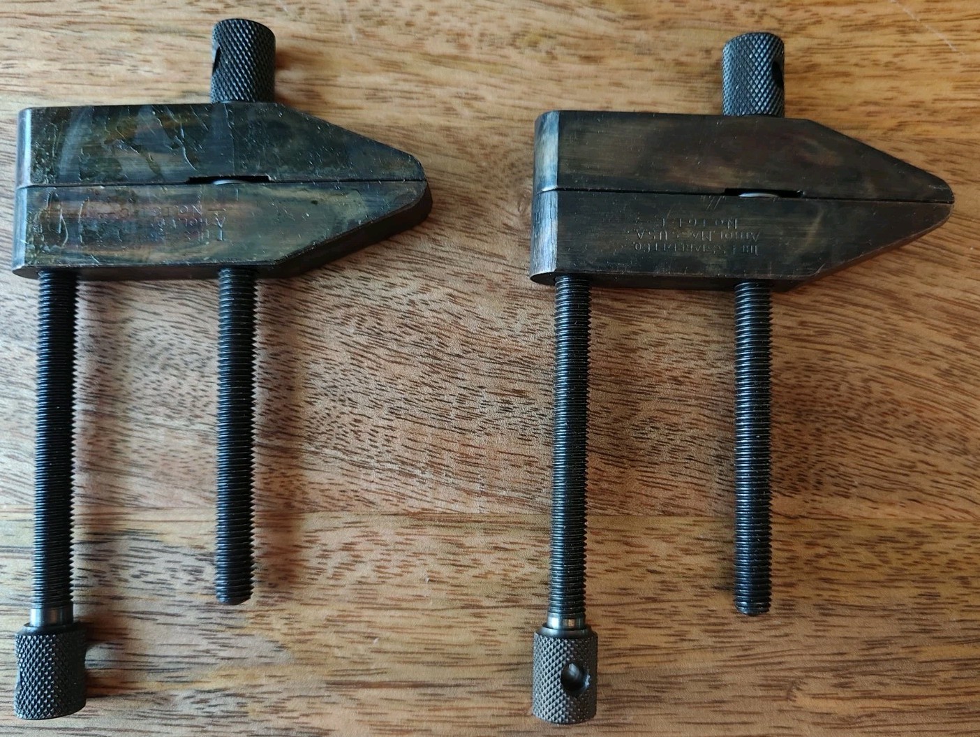 L.S. Starrett Pair 161C Toolmakers Parallel Clamps Vintage Excellent
