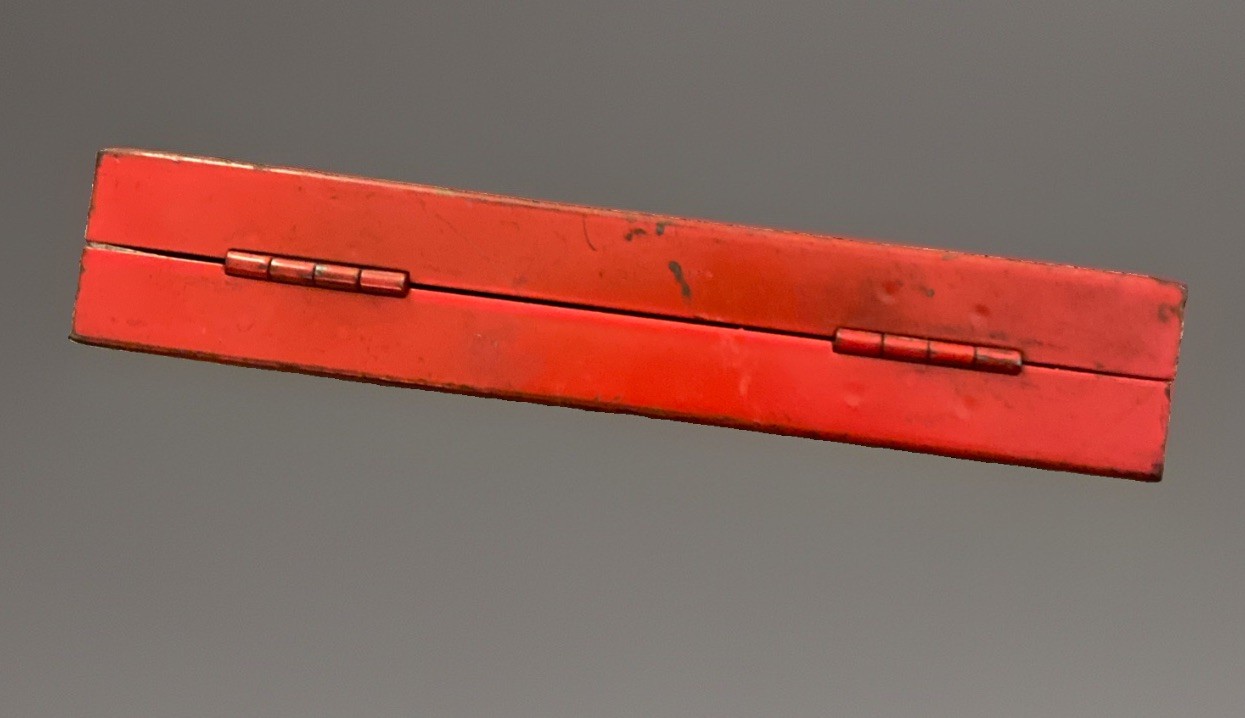 Vintage Snap On Tool Box Red Small Socket Rare Antique Early Font Free Ship!