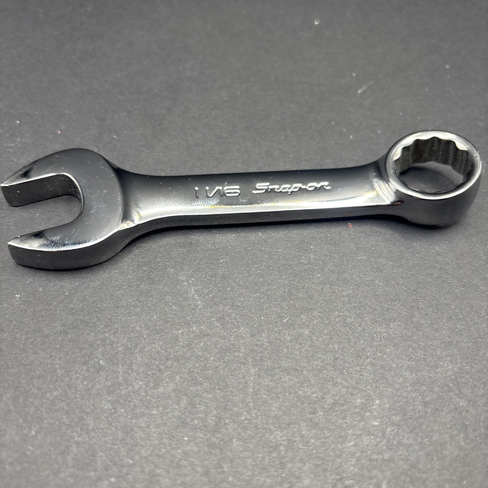 Snap-on OX122B 11/16” 12 Pt Stubby Combination Chrome Wrench 11/16in. Snap On