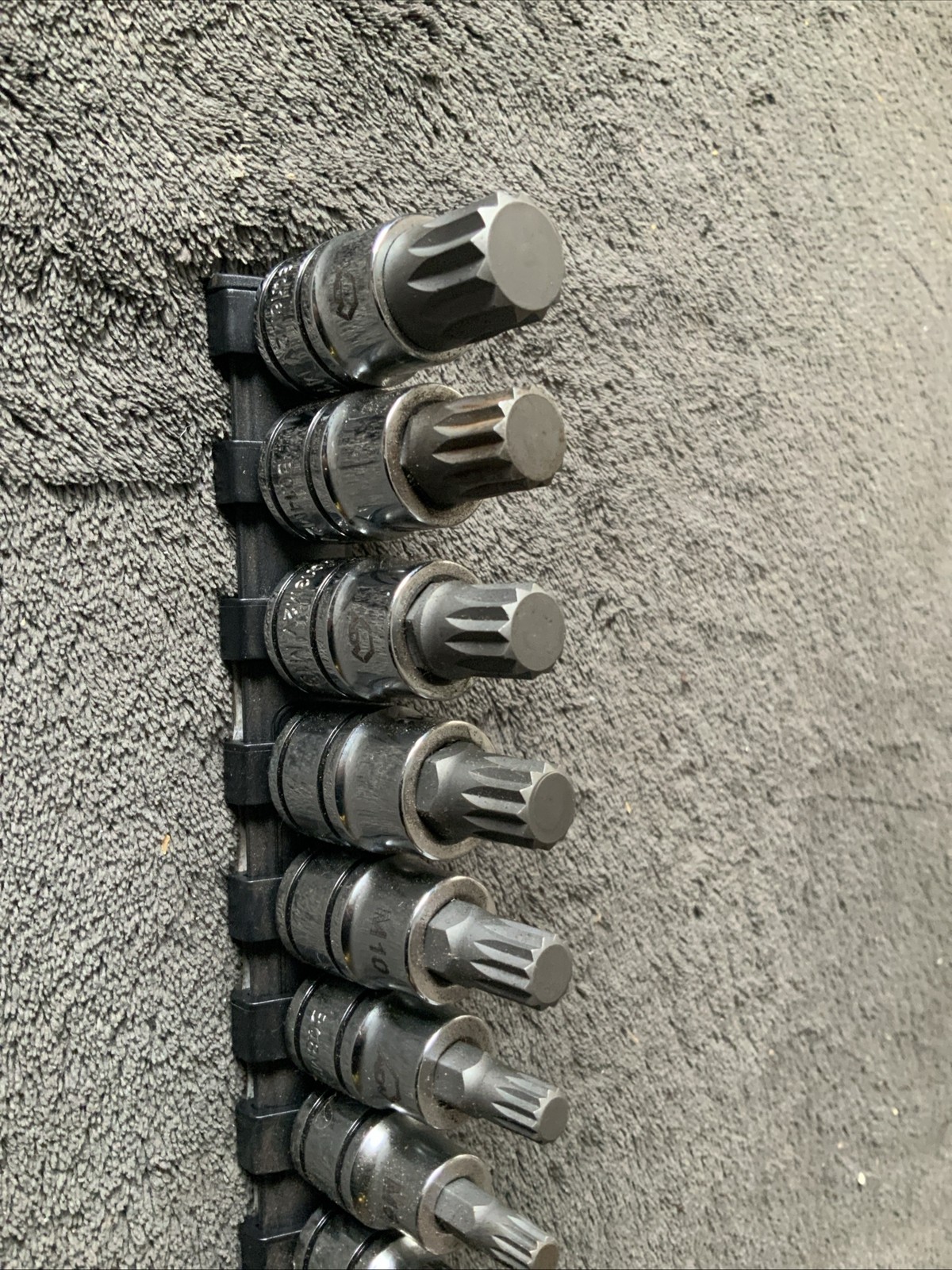 Marco Tools 9pc 3/8” Drive Triple Square Bit Socket Set, Adv….sqm92v
