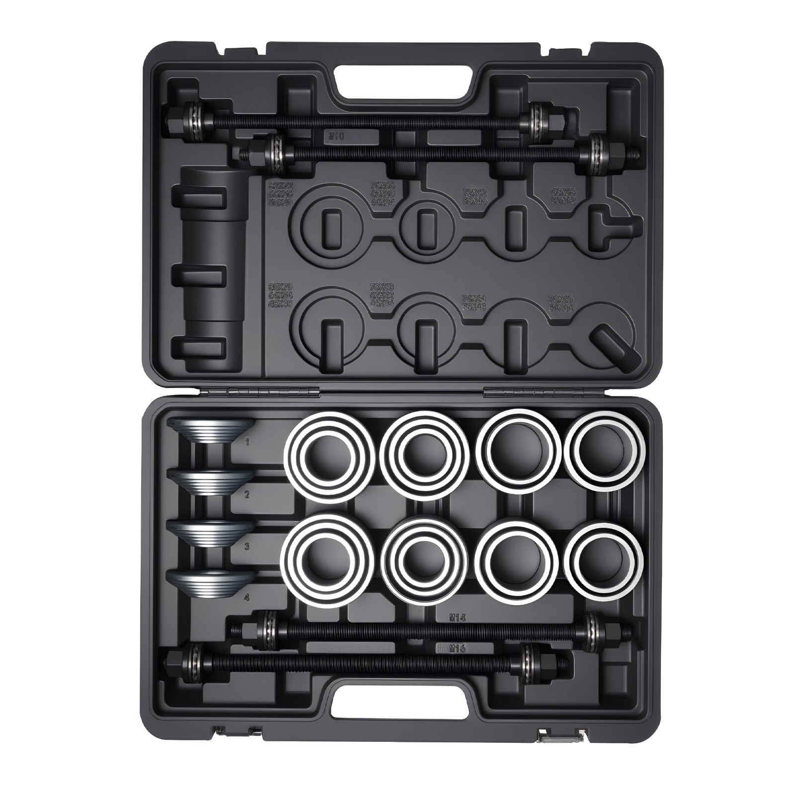 VEVOR Pull and Press Sleeve Kit Bush Bearing Removal Insertion Tool Set 28 PCS