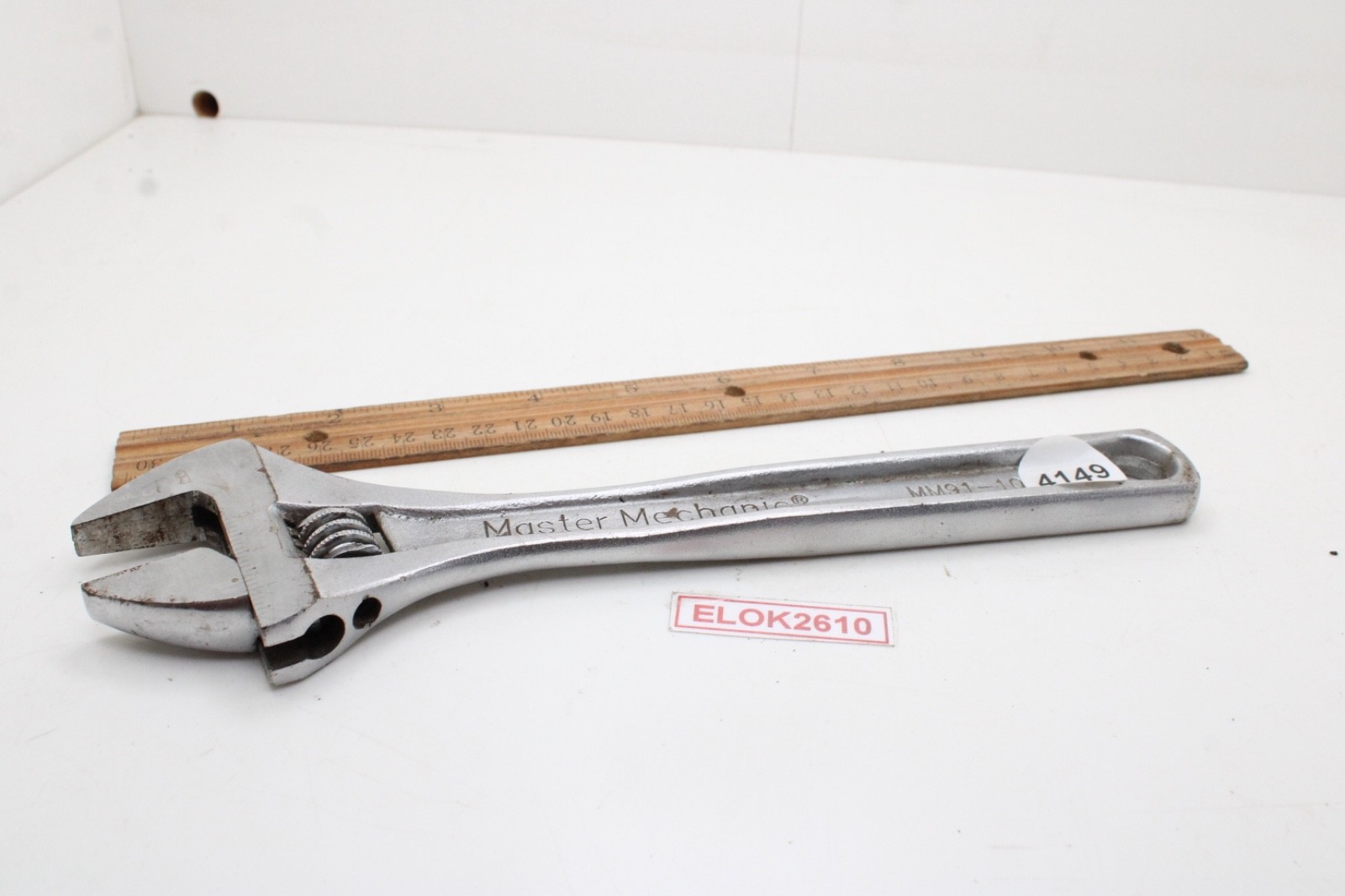 Master Mechanic MM91-10 10″ Adjustable Wrench Forged Chrome Vanadium