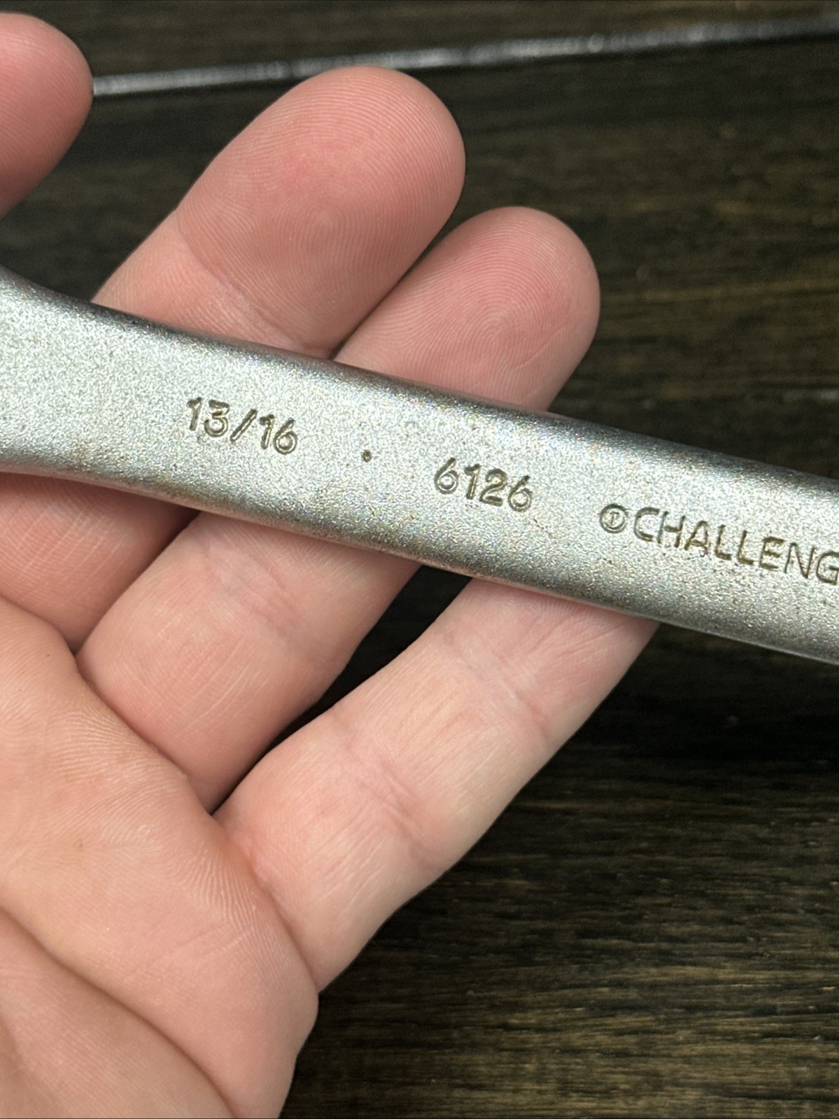 Vintage Challenger by Proto 6126 Combination Wrench 13/16 USA 10 1/4 Inches long