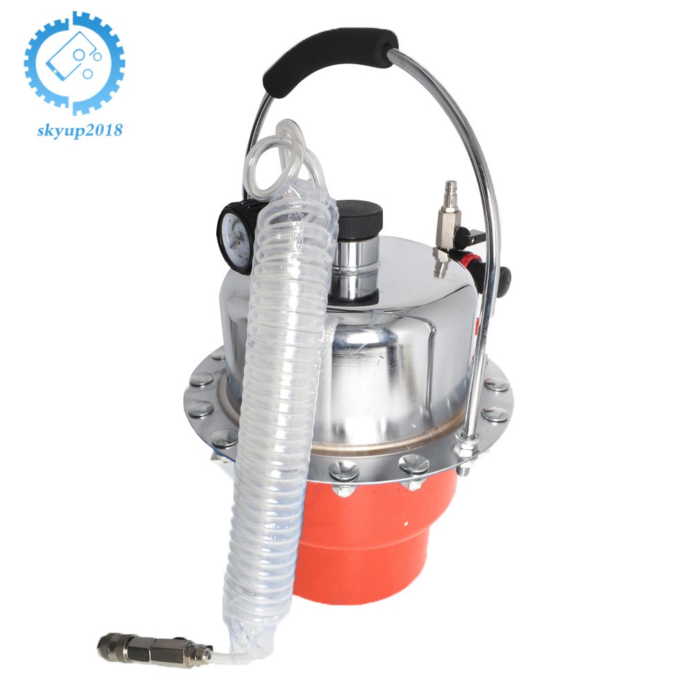 Portable Pneumatic Air Pressure Kit Brake & Clutch Bleeder Valve System Tool