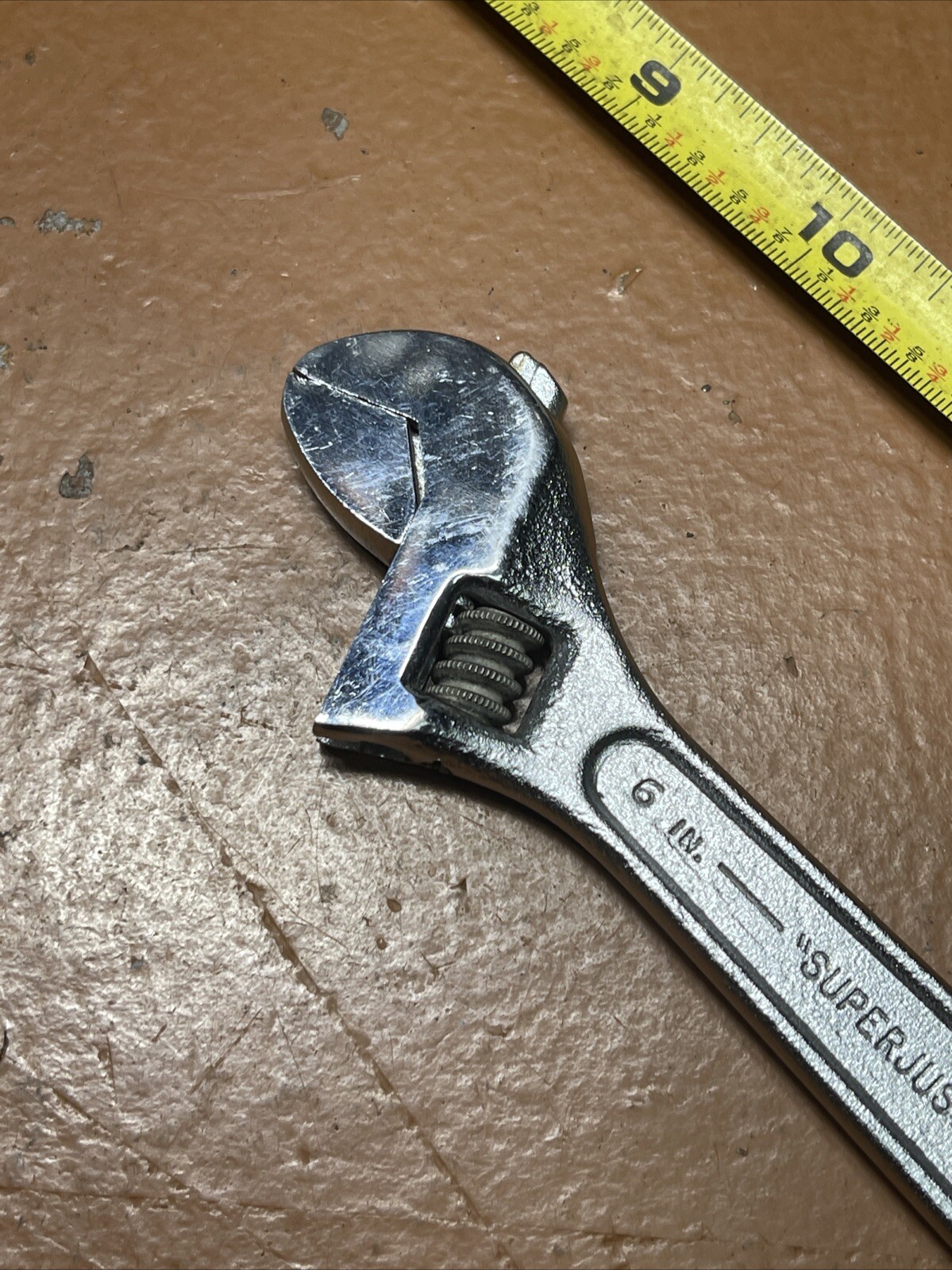 NOS JH Williams USA 6 In Adjustable Crescent Wrench Superjustable – 6″