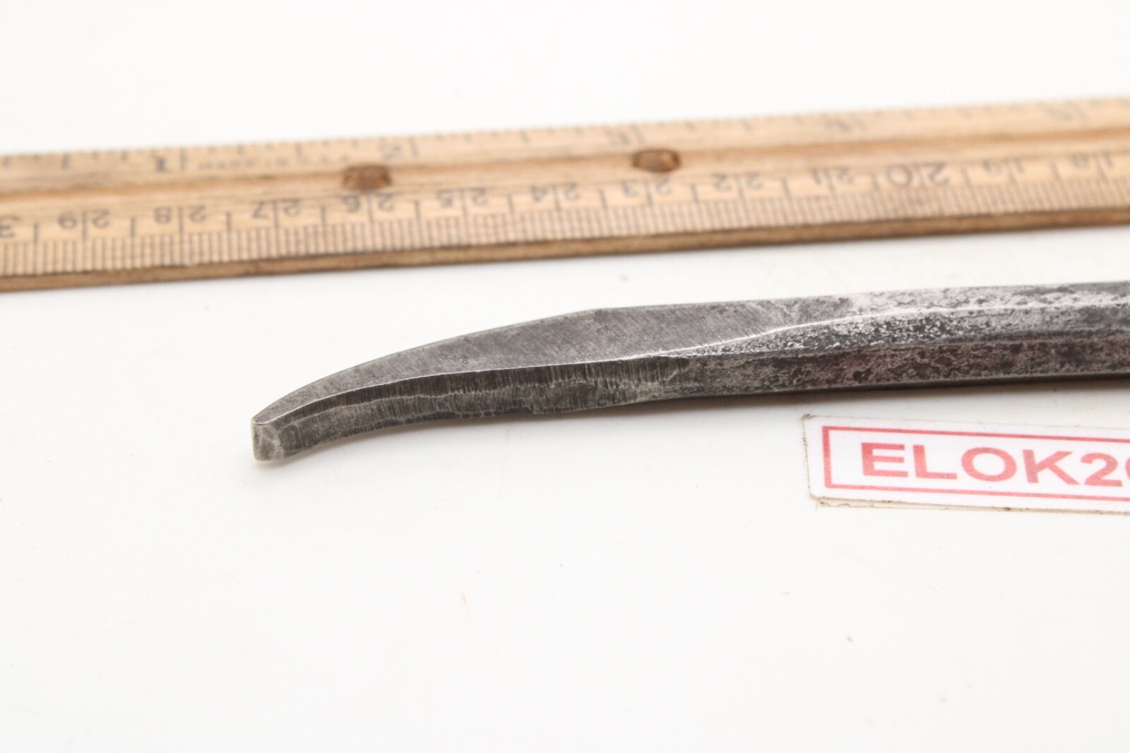 Unbranded 1/4″ Curved Tip Cold Chisel 6″ Long Hex Shank