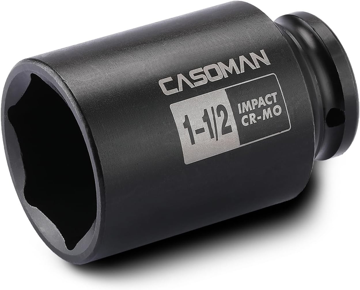 Durable 1-1/2″ SAE 6-Point Impact Socket – Chrome Molybdenum & Phosphate Finish